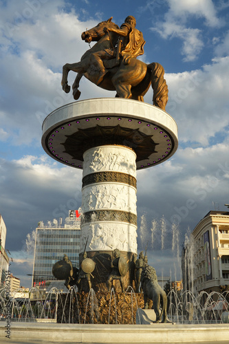 Macedonia, Skopje, Alexander the Great Monument