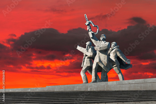 World War II Victory Monument in Riga