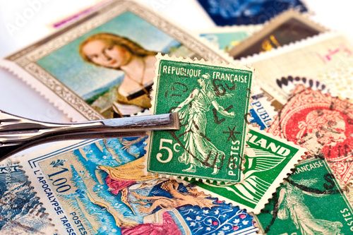 Collection de timbres