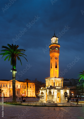 Clock tower in Izmir, Turkey