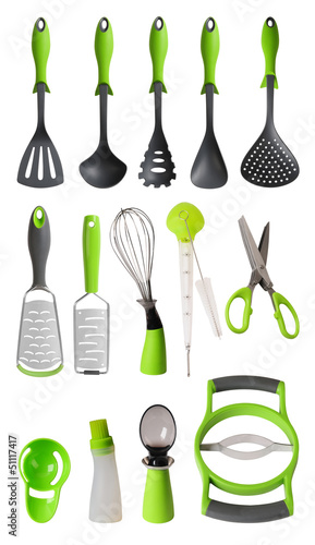 Kitchen utensils. Isolated
