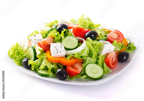 Fresh vegetable salad