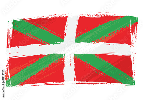 Grunge Basque Country flag