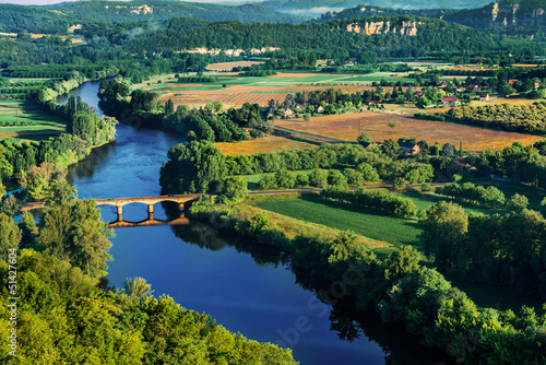 medevial bridge over the dordogne river