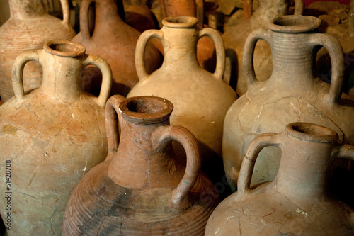 ancient Greek clay amphora
