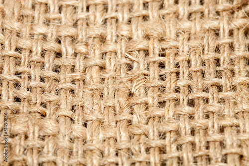 Background of burlap hessian sacking, coarse cloth made ​​of