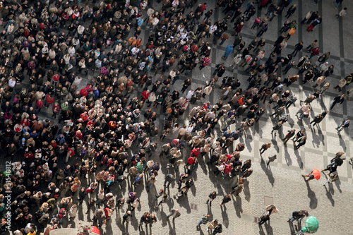 crowd on the road