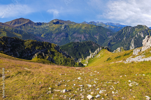 Beautiful view of the Tatra Mountains. Czerwone Wierchy, Poland