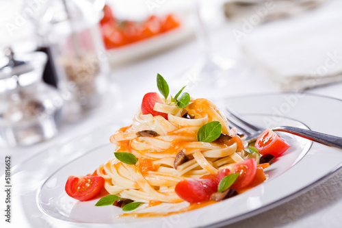 Tasty Pasta With Fresh Tomatoes