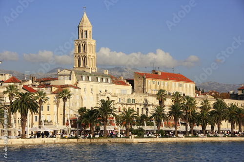 Diocletian's Palace, Split waterfront, Croatia