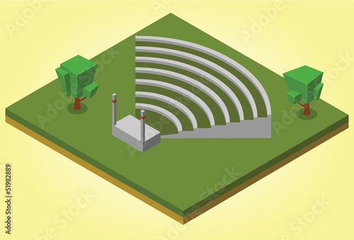 isometric amphitheater