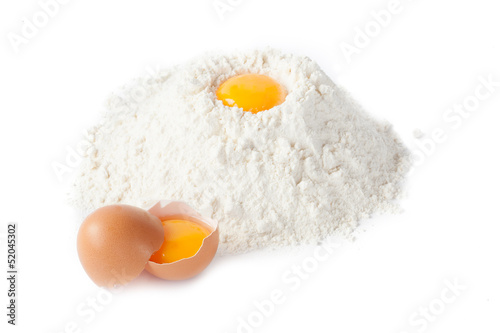 Flour and eggs