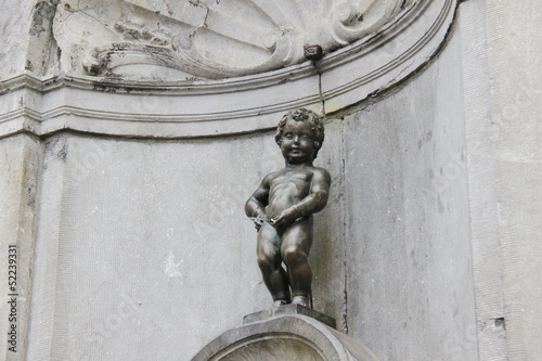 Manneken Pis à Bruxelles, Belgique