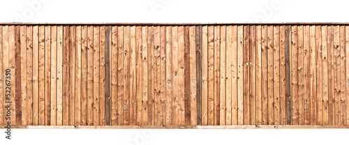 Wooden fence