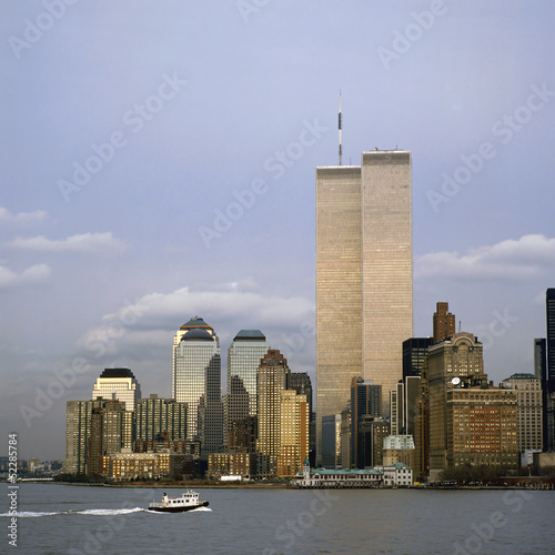 NYC Skyline With The Twin Towers