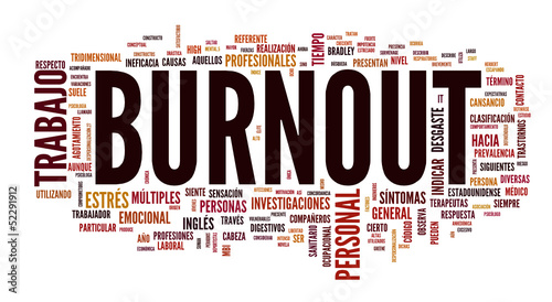 Burnout (tag cloud español)