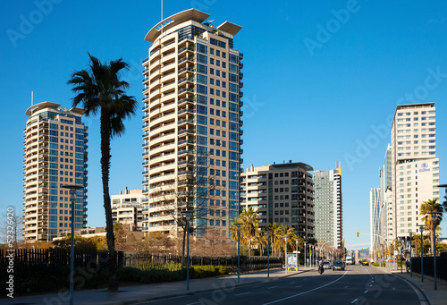 View of Barcelona, Sant Marti district