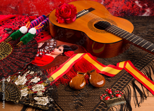 Cassic spanish guitar with flamenco elements