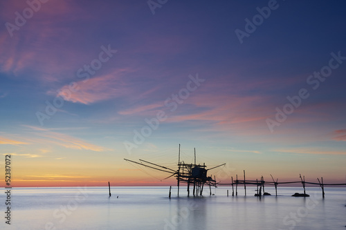 Trabocco, antica macchina da pesca