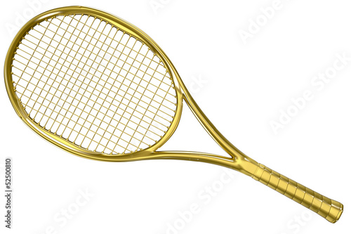 Tennis Racket Gold