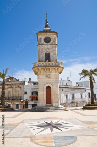Clocktower. Ceglie Messapica. Puglia. Italy.