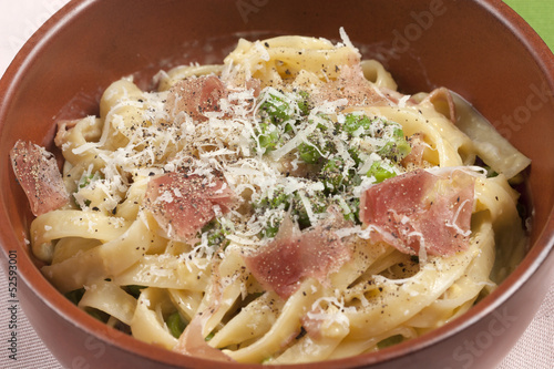 Fettuccine alla papalina