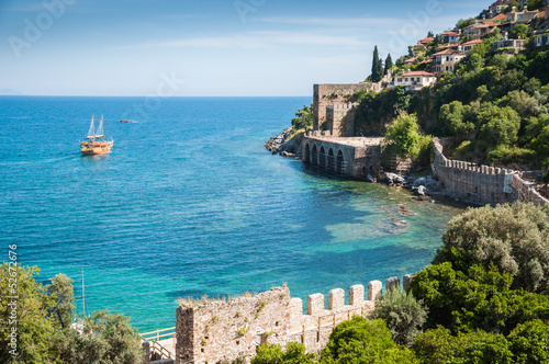 sea beach in Alanya, Turkey