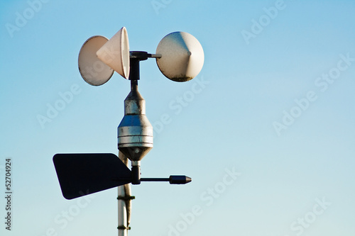 Anemometer on weather station
