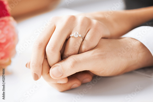 man and woman with wedding ring