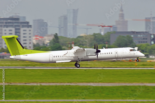 plane on the runway