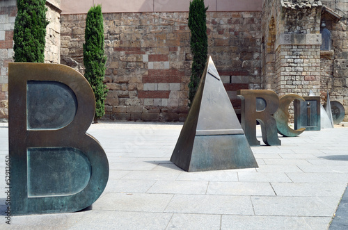 Barcino. Plaza de la Catedral. Barcelona