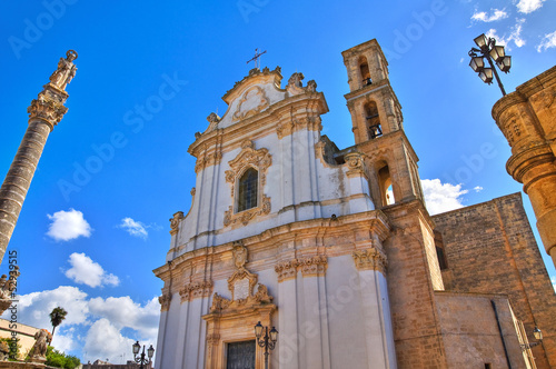 Mother Church of St. Andrea. Presicce. Puglia. Italy.