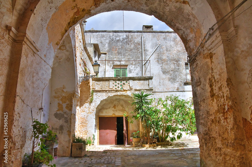 Soronzi palace. Presicce. Puglia. Italy.