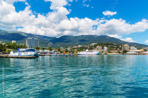 Panorama of Yalta, Crimea, Ukraine