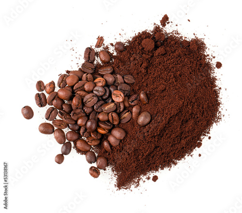 ground coffee and grain