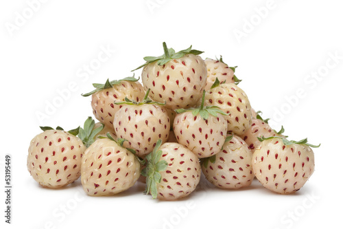 Fresh pineberries