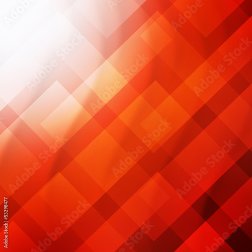 Red background with squares