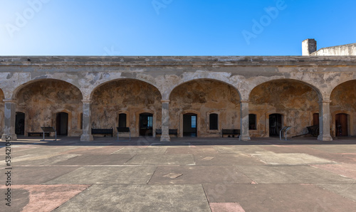 Interior of Castillo San Cristobal