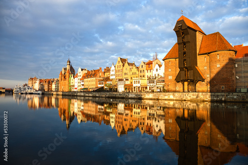 Historic city of Gdansk, Poland.