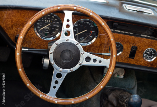 Wooden cockpit