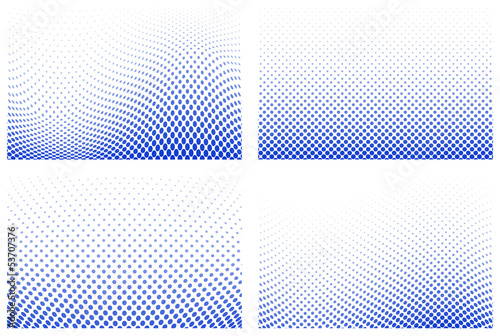 dotted halftone background