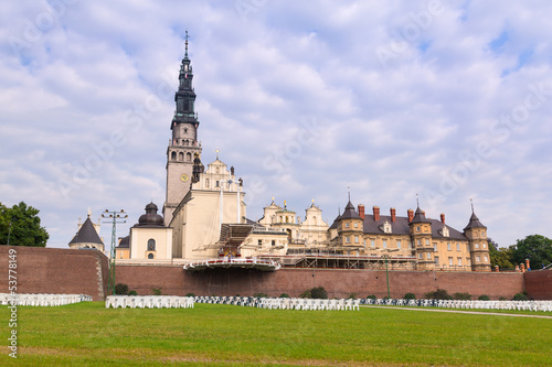 Jasna Gora monastery in Czestochowa city, Poland