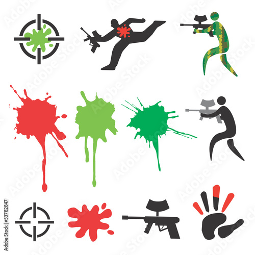 Paintball_icons_design_elements