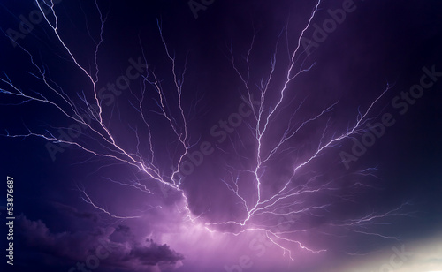 Powerful lightnings
