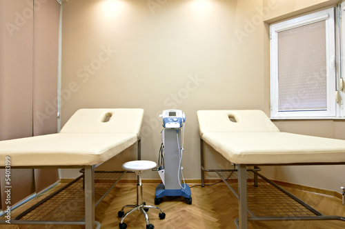 empty room in physiotherapy clinic