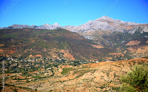 Rif Mountains landscape, Morocco, Africa