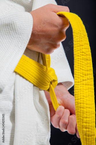 Judo yellow belt