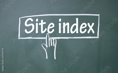 abstract finger click site index sign