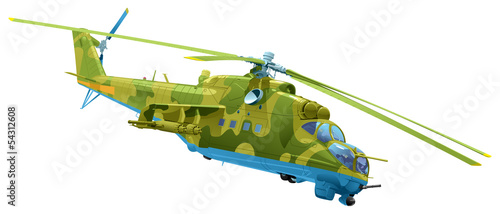 attack helicopter Mi-24