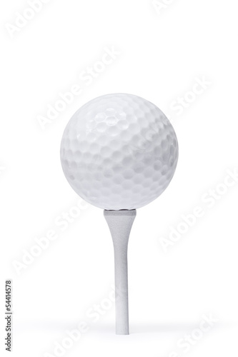 Golf Ball isoliert auf weiß